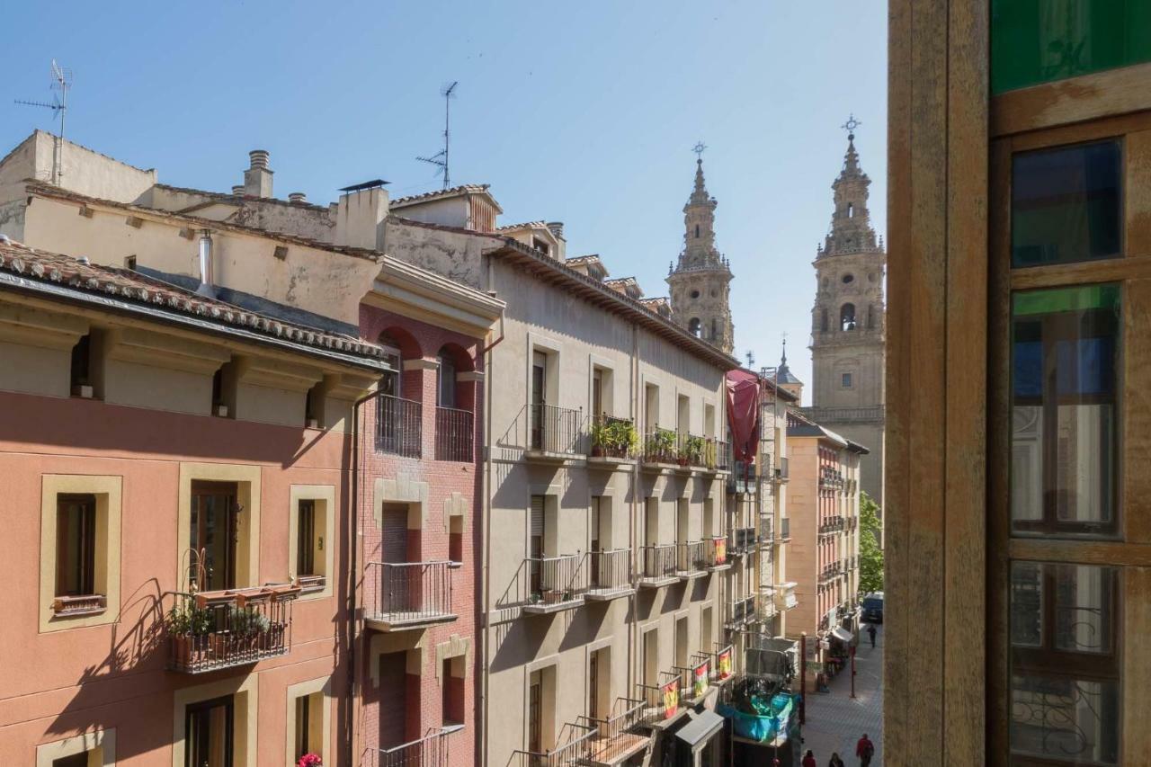 Los Apartamentos De Elena, Centro Historico Y Ascensor By Apartamentos Logroño Eksteriør billede